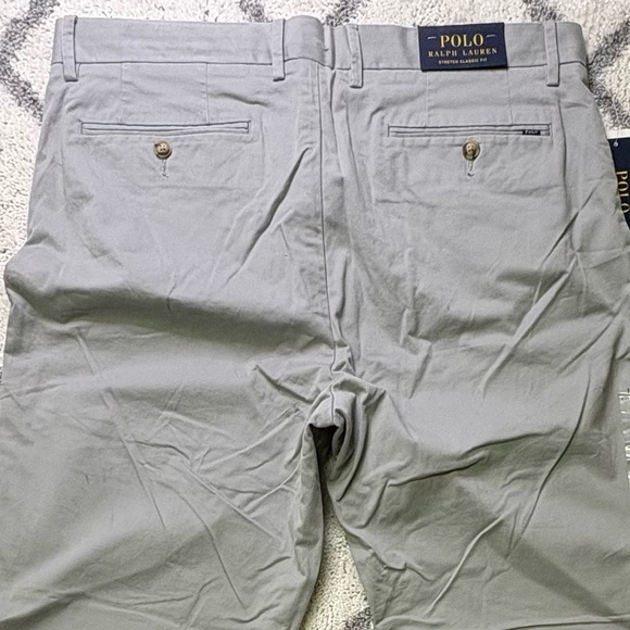 Polo Ralph Lauren Men’s 36X32 Grey Soft Khaki Pants NWT - Picture 6 of 9
